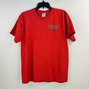 Vintage T-Bone T-shirt  Mens M Red Tee Streetwear 90s Grunge Rap Skate Mall Goth